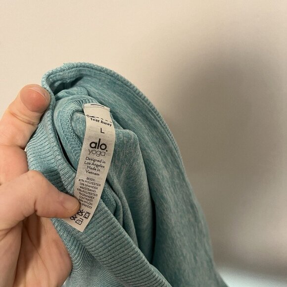 Alo Yoga Blue High-Waist Alosoft Lounge Legging Size Large - Picture 6 of 9